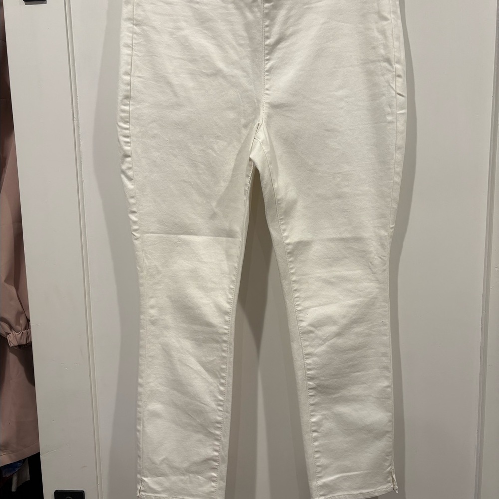NYDJ White Skinny Stretch Jeans